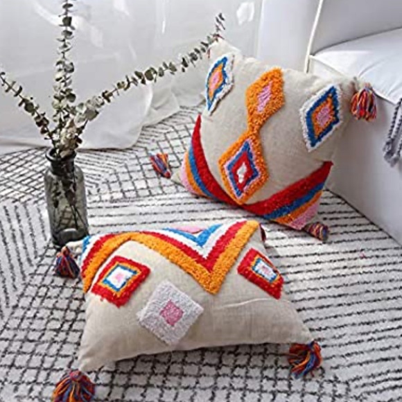 Boho Throw Pillow Cover - Picture 6 of 7